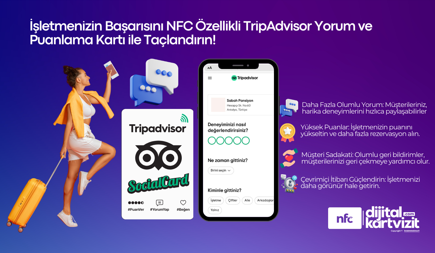 Tripadvisor Yorum ve Puanlama Kartı