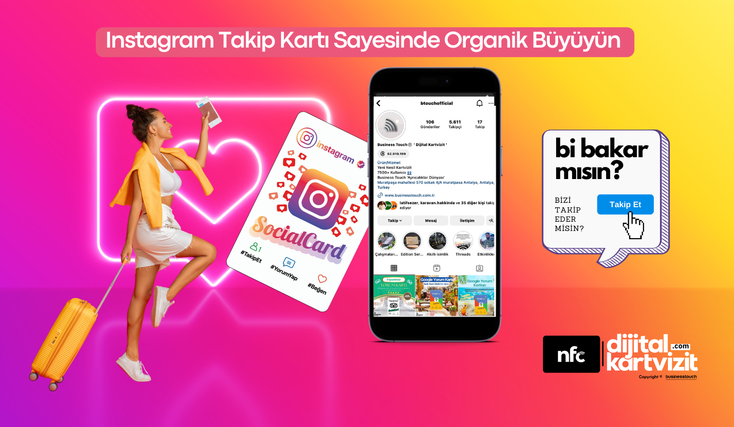 Instagram Takip Kartı